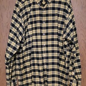 Ralph Lauren Black and Yellow Checkered Shirt